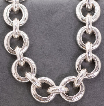 Cannes Link Necklace in Silver by Julie Vos
