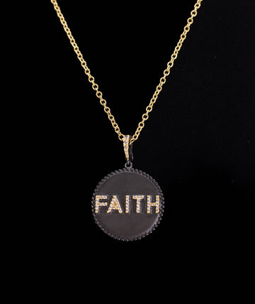 Faith Pendant Necklace by Freida Rothman