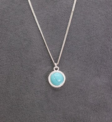 Fleur-de-lis Solitare Necklace in Silver by Julie Vos