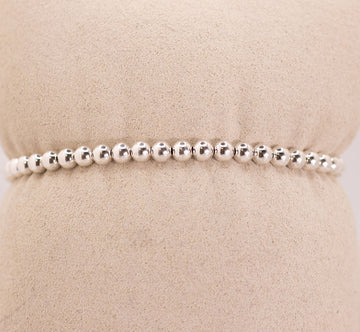 Classic Sterling 4mm Bracelet - by E Newton