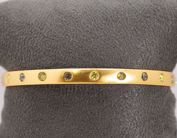 Rainbow Bangle Shades of Jade by Julie Vos
