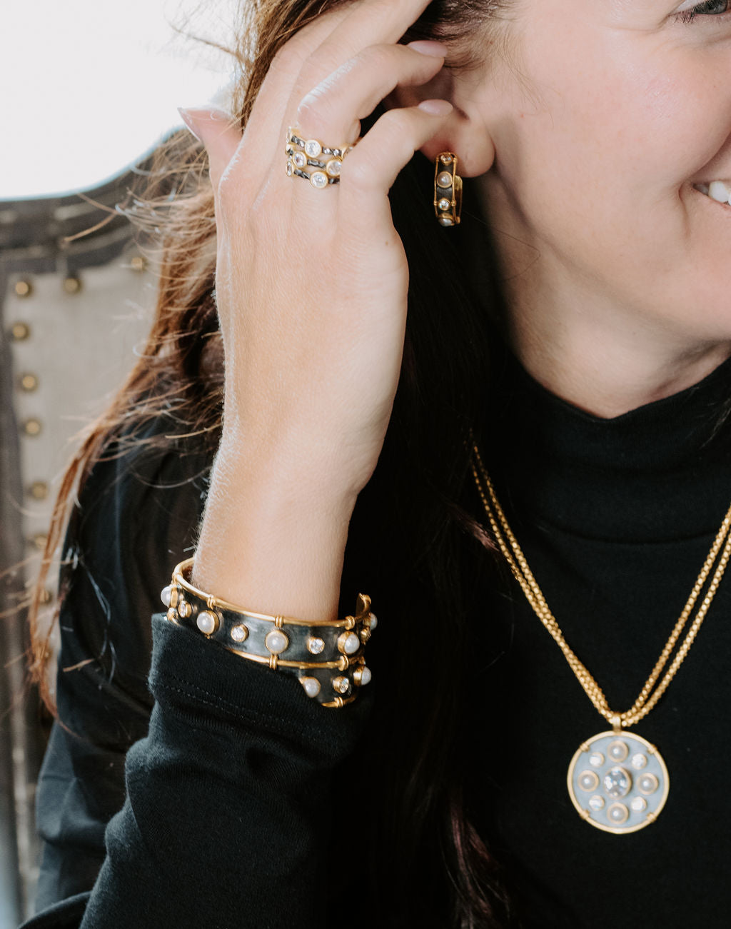 Starry Night Ring Set by Freida Rothman