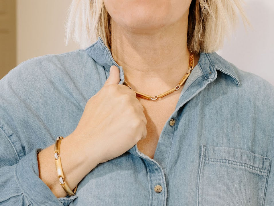 Meridian Geo link Bracelet by Brighton