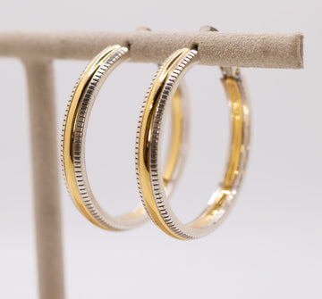 Interlok Noir Earrings by Brighton