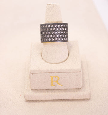 New Icon Cigar Band Ring by Freida Rothman