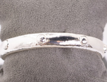 Solara Bangle in Silver by Julie Vos