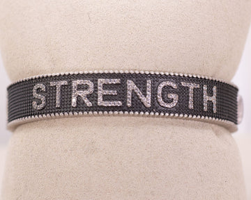 "Strength" Bangle by Freida Rothman